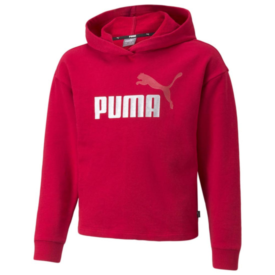Puma Παιδικό φούτερ Logo Cropped Hoodie